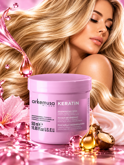 ARKEMUSA KERATIN – Μάσκα Αναδόμησης Μαλλιών 500ml