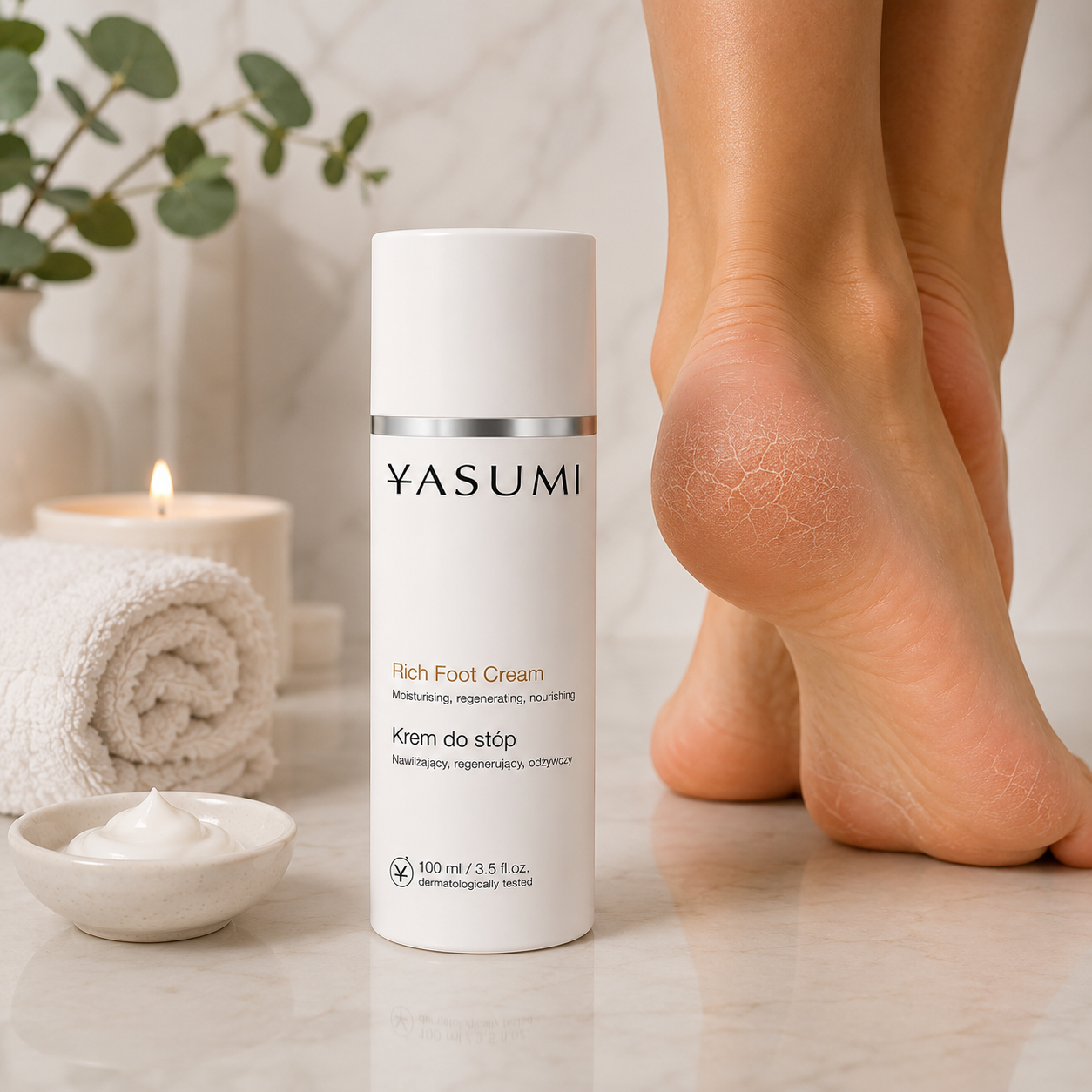 Κρέμα Ποδιών για ξηρό και σκασμένο δέρμα - Rich Foot Cream 100 ml