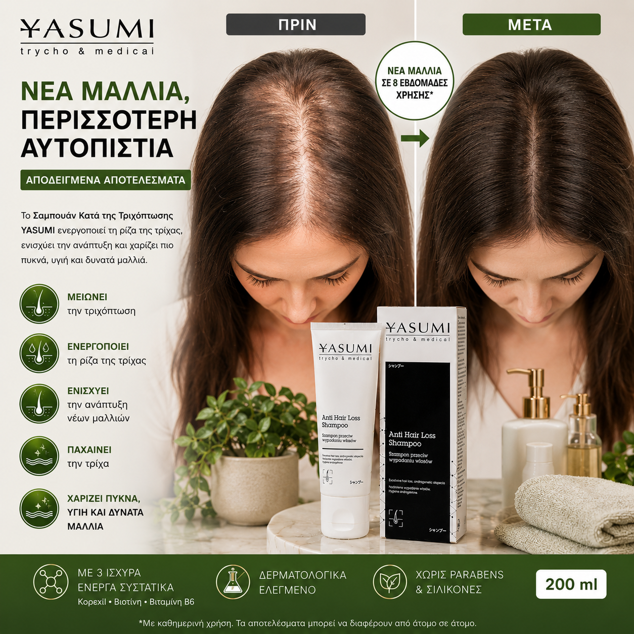 YASUMI Anti Hair Loss Shampoo