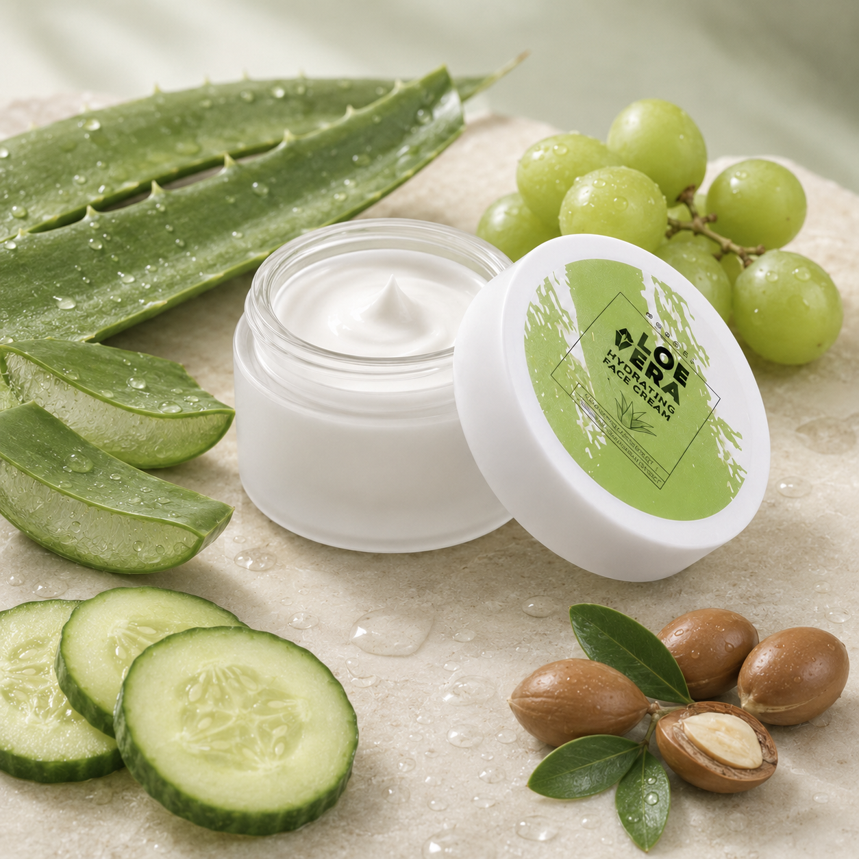 ESSENS Aloe Vera Face Cream – Απαλότητα, Φρεσκάδα & Λάμψη 50 ml