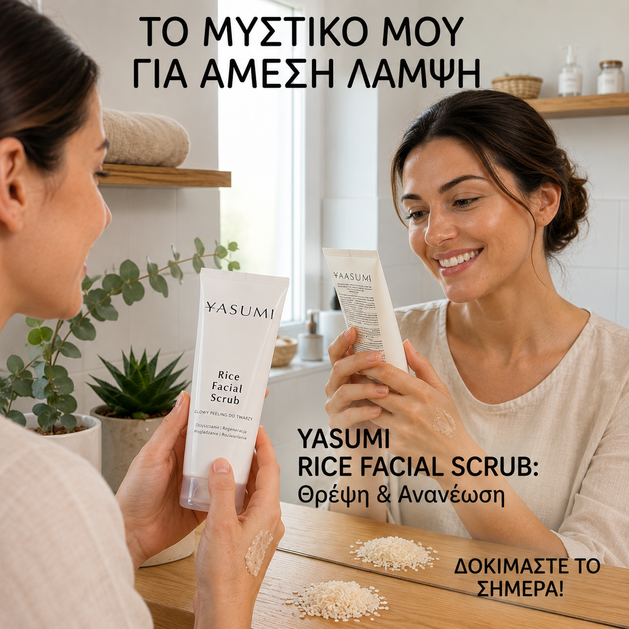 Rice Facial Scrub 50 ml - Πίλινγκ Προσώπου με Ρύζι